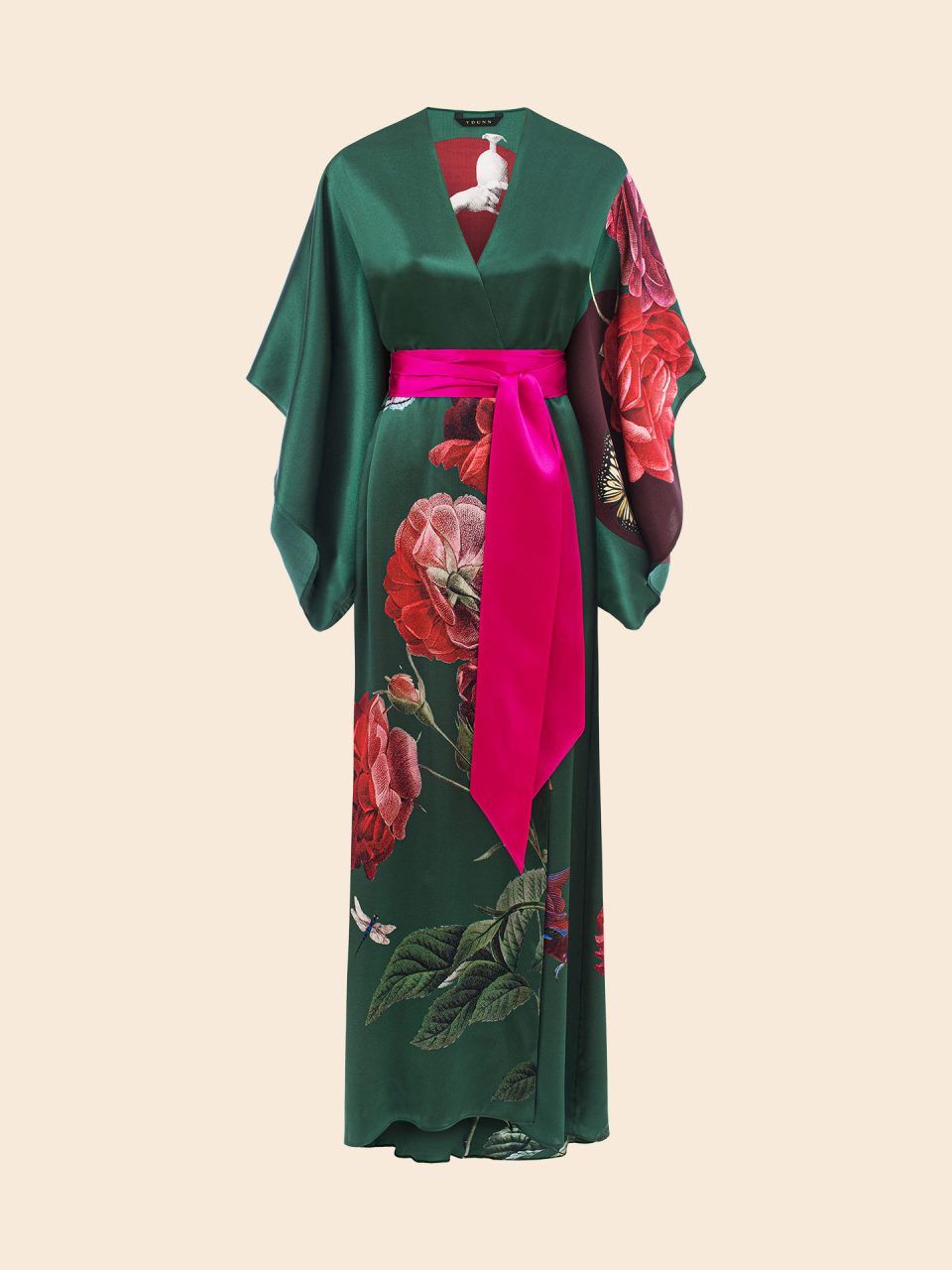 Maria Ivy Long Silk Kimono
